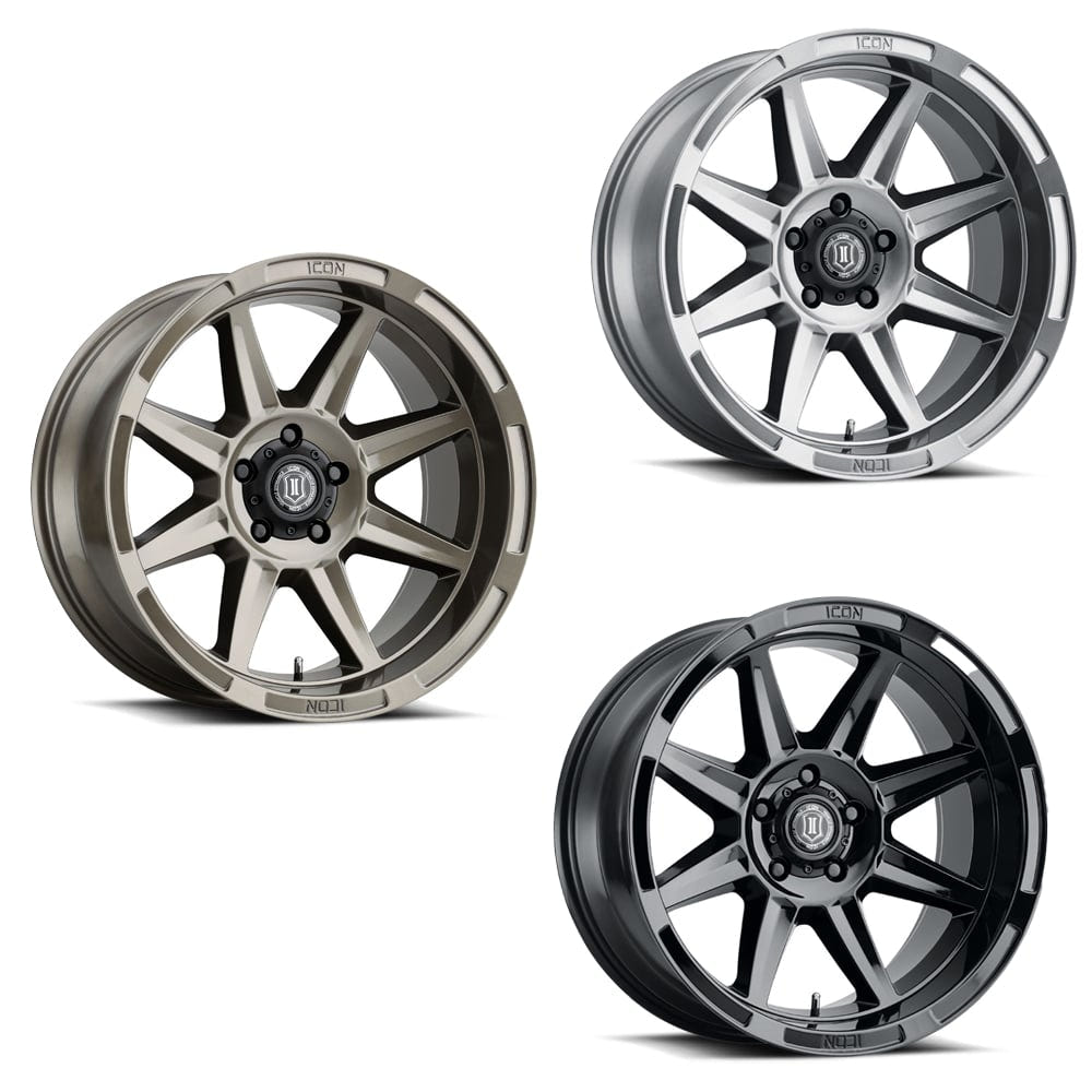 Icon Alloys Wheel Bandit 20" Gun Metal and Gloss Black and Gloss Bronze