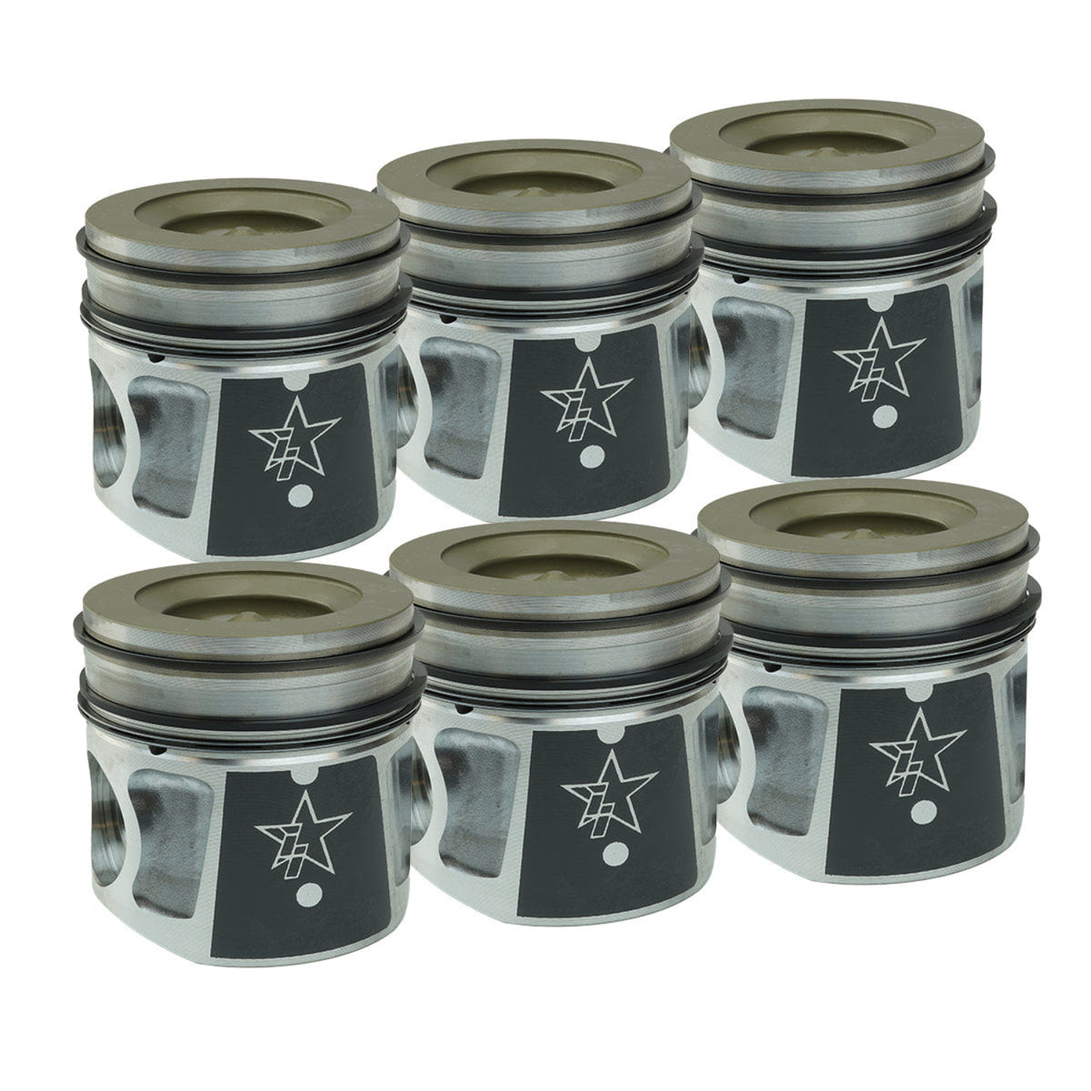 Industrial Injection X Series Piston Kit 03-04 Ram 5.9L Cummins