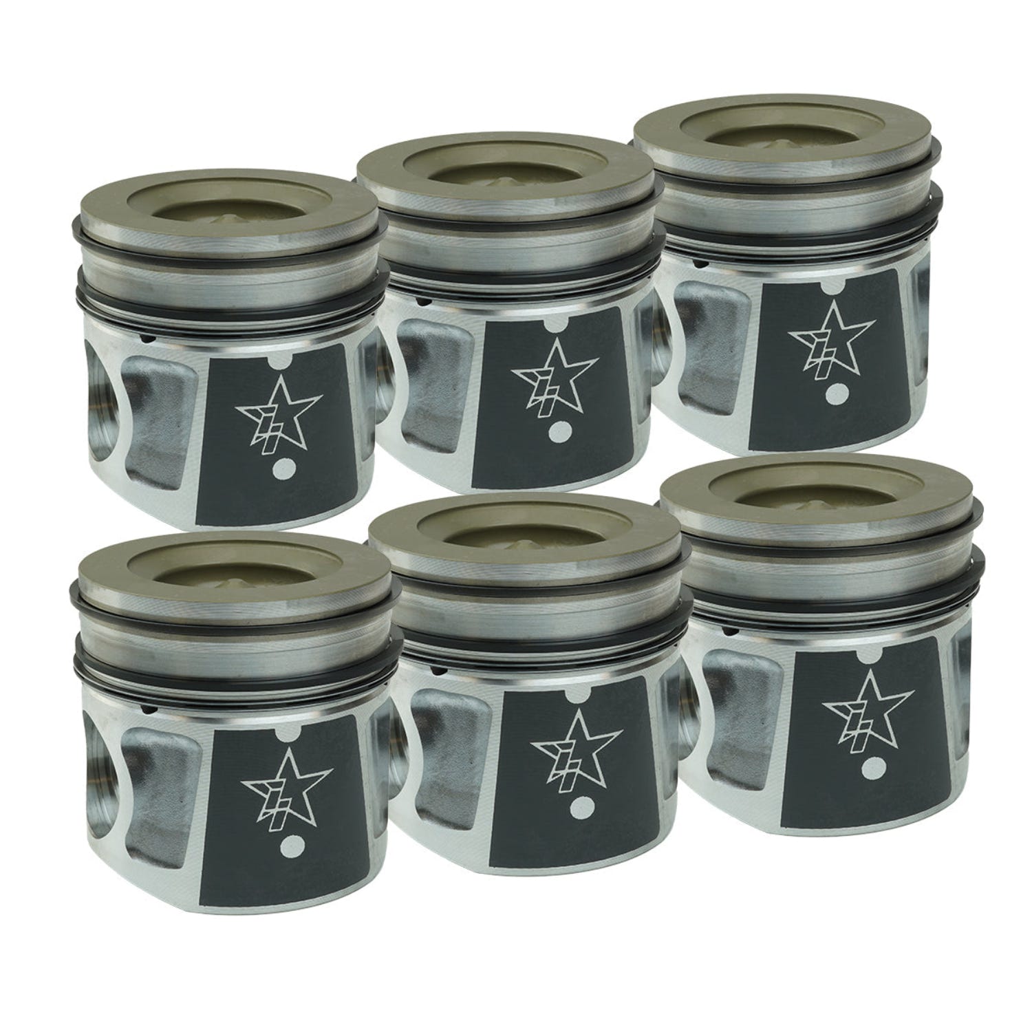 Industrial Injection X Series Piston Kit 19-24 Ram 6.7L Cummins
