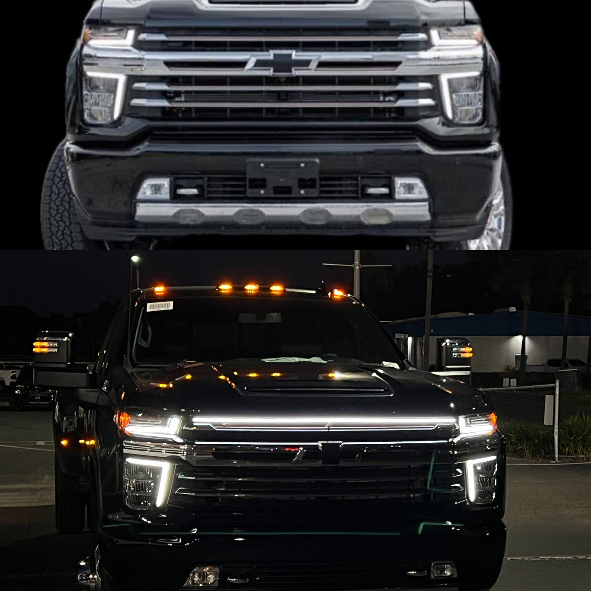 Sick Diesel LED Power Grille Bar 21-23 Chevy Silverado 2500/3500 LT