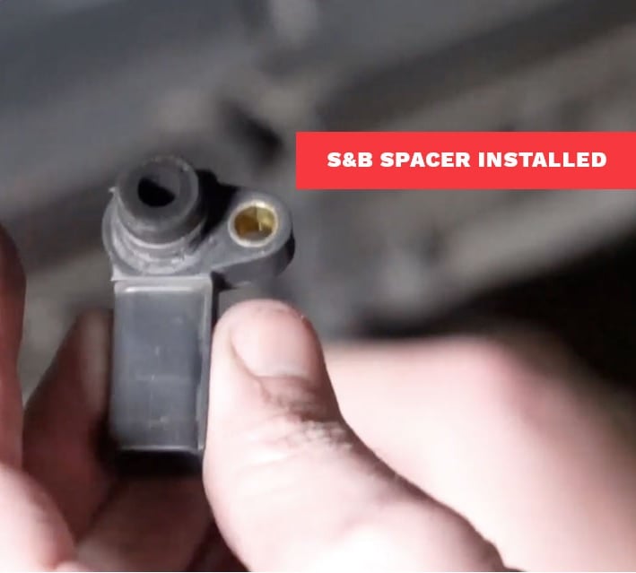 S&amp;B MAP Sensor Spacer Kit for 11-19 Ford 6.7L Powerstroke