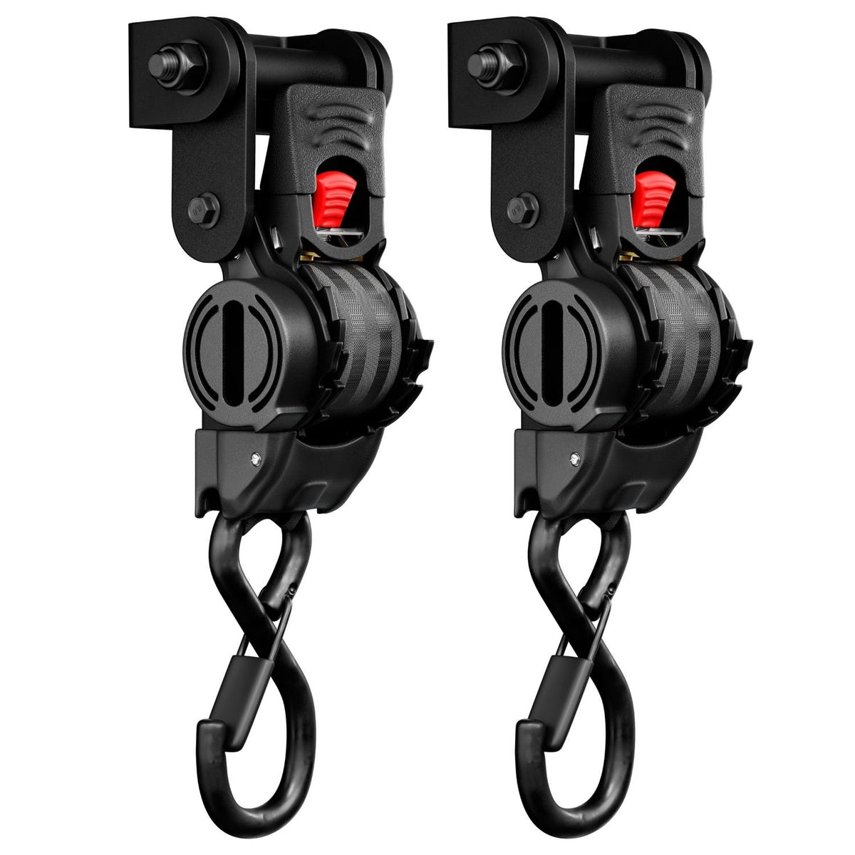 Integral Truck Swivel Straps 1-inch by 10-foot retractable strap for truck beds, trailers, and cargo systems