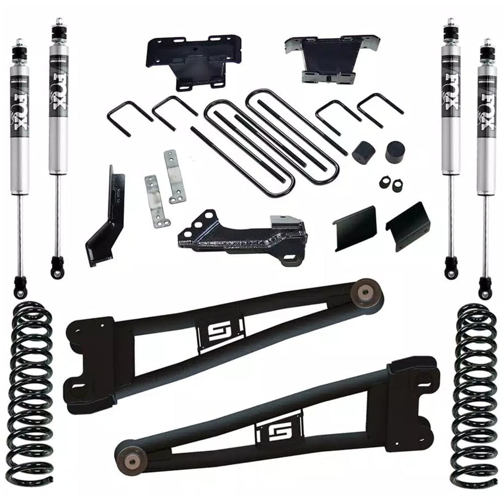 RealTruck SuperLift 4" Radius Arm Lift Kit for 23-24 Ford 6.7L Powerstroke