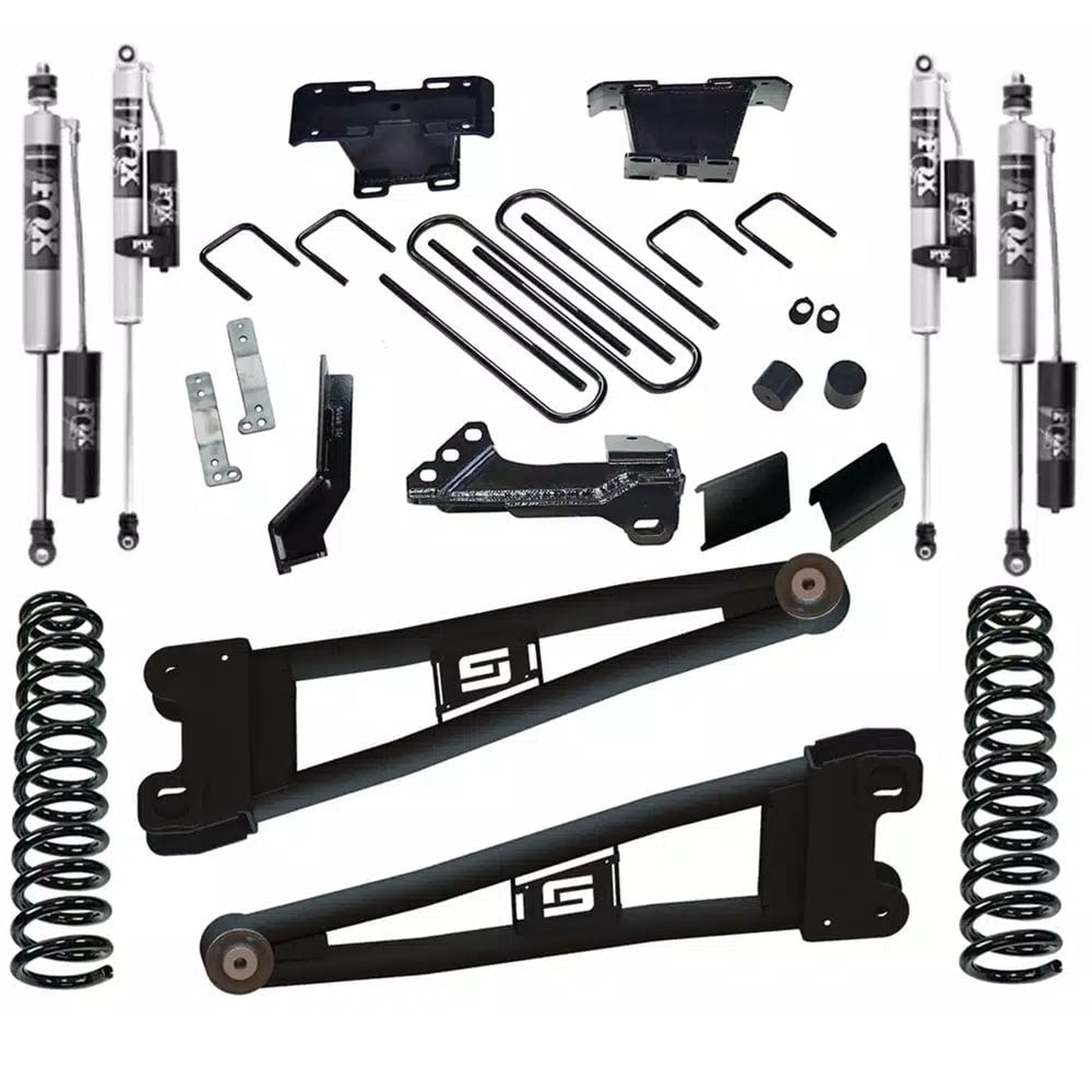 RealTruck SuperLift 4" Radius Arm Lift Kit for 23-24 Ford 6.7L Powerstroke