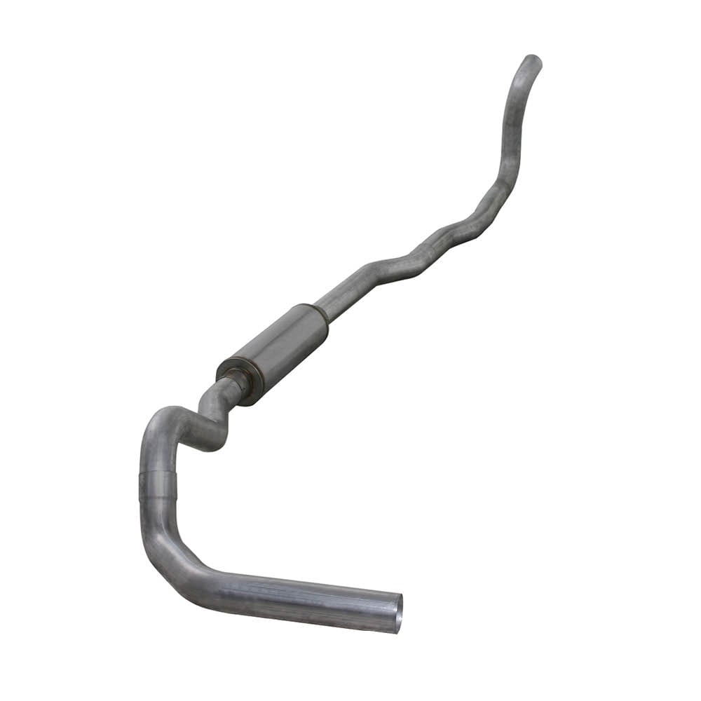 Diamond Eye 4" Stainless HX40 Turbo Back Single for 89-93 Dodge 5.9L Cummins 4WD