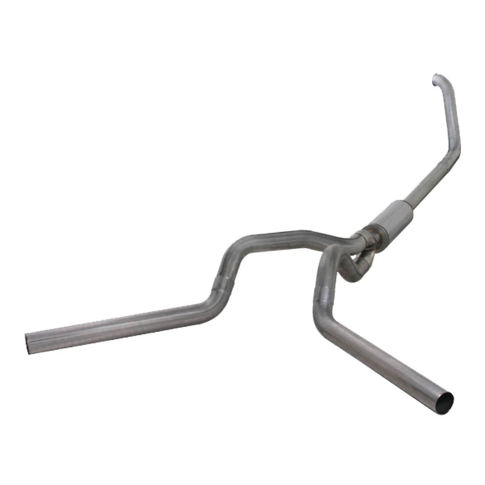 Diamond Eye 4" Stainless Steel Turbo Back Dual Outlet Exhaust for 00-03 7.3L Ford Powerstroke
