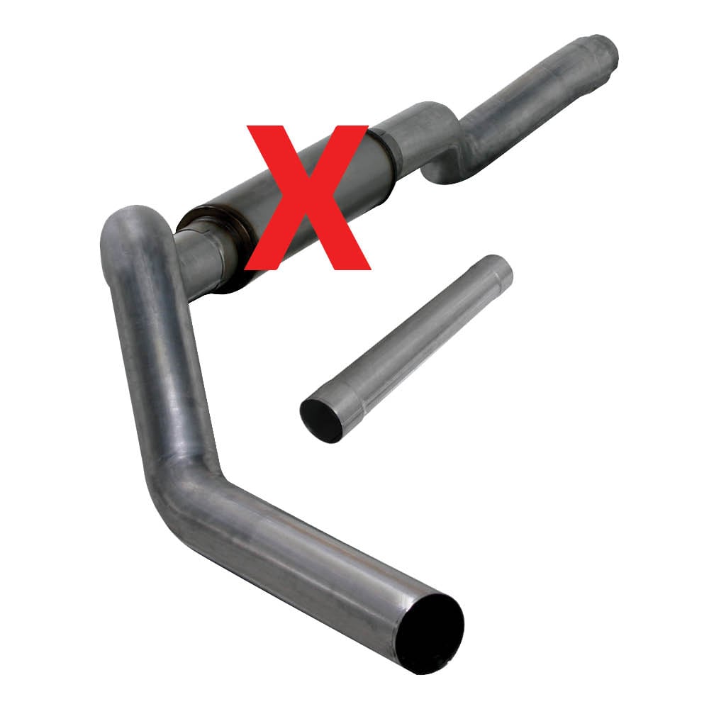 Diamond Eye 5" Stainless Cat Back Exhaust for 06-07 6.6L GM Duramax LBZ