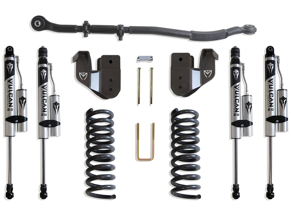 MaxTrac 2.5" Coil Spring 4-Link Shock Leveling Kit for 14-24 Ram 6.7L Cummins 2500 and 3500 4WD