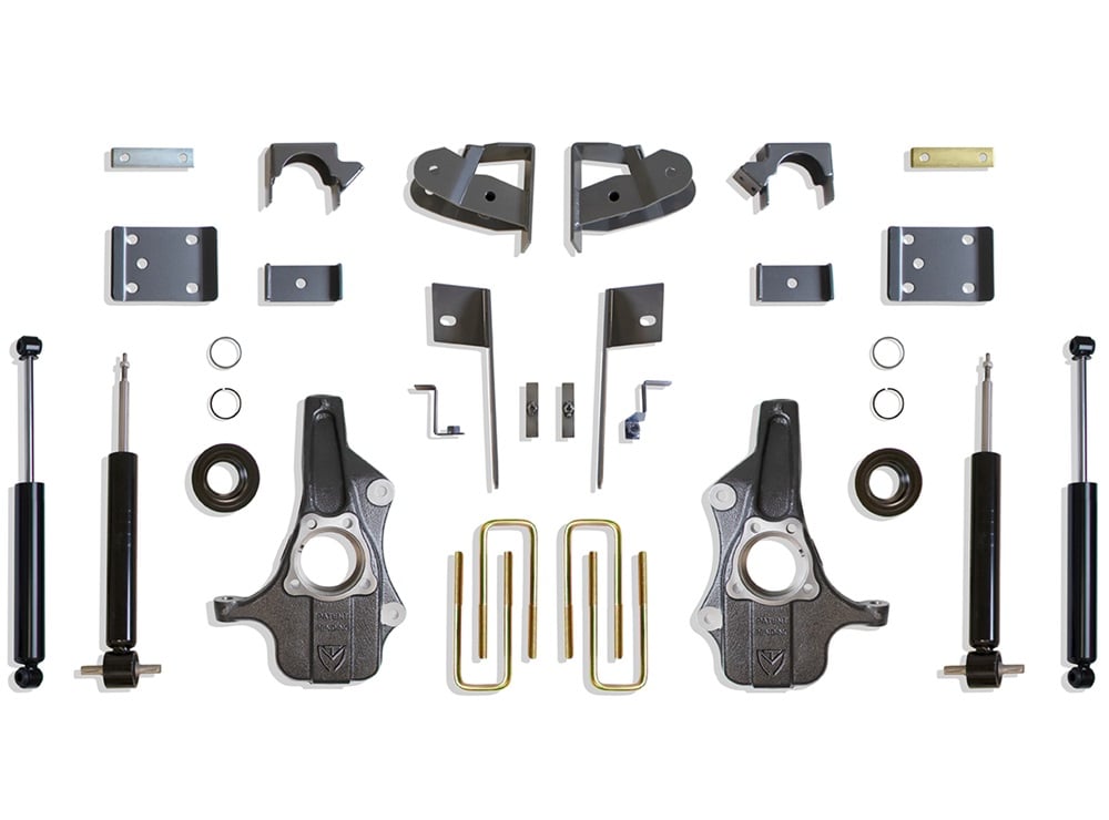 MaxTrac 3"-5" Lowering Kit With Drop Spindle Option for 19-24 GM 1500 2WD and 4WD