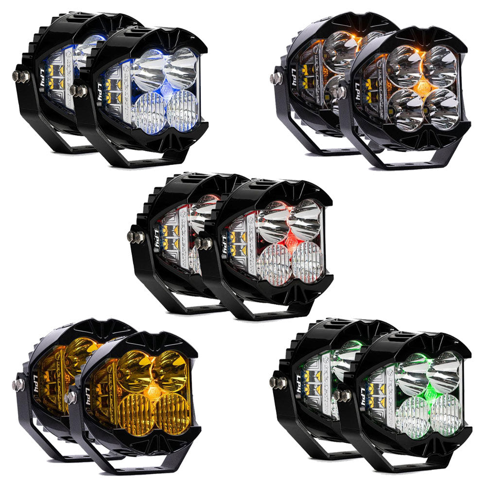 Baha Designs LP4 Pro LED Auxiliary Light Pod / Pair