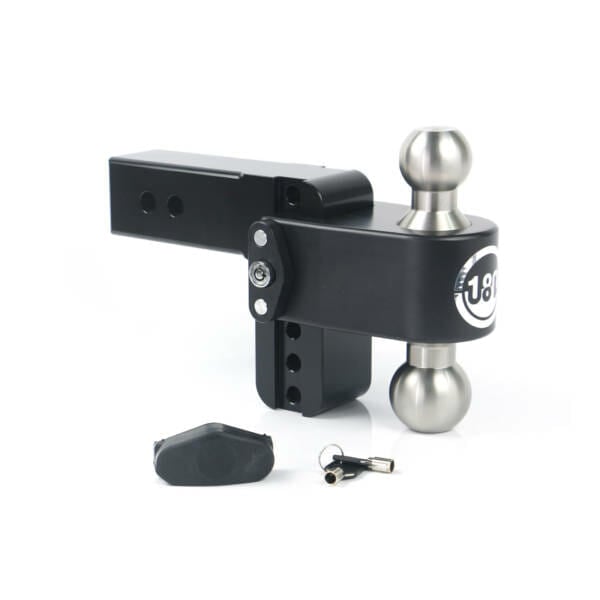 Weigh Safe Black Cerakote 180 Drop Hitch | Designed for use with 2.5" Receiver Hitch