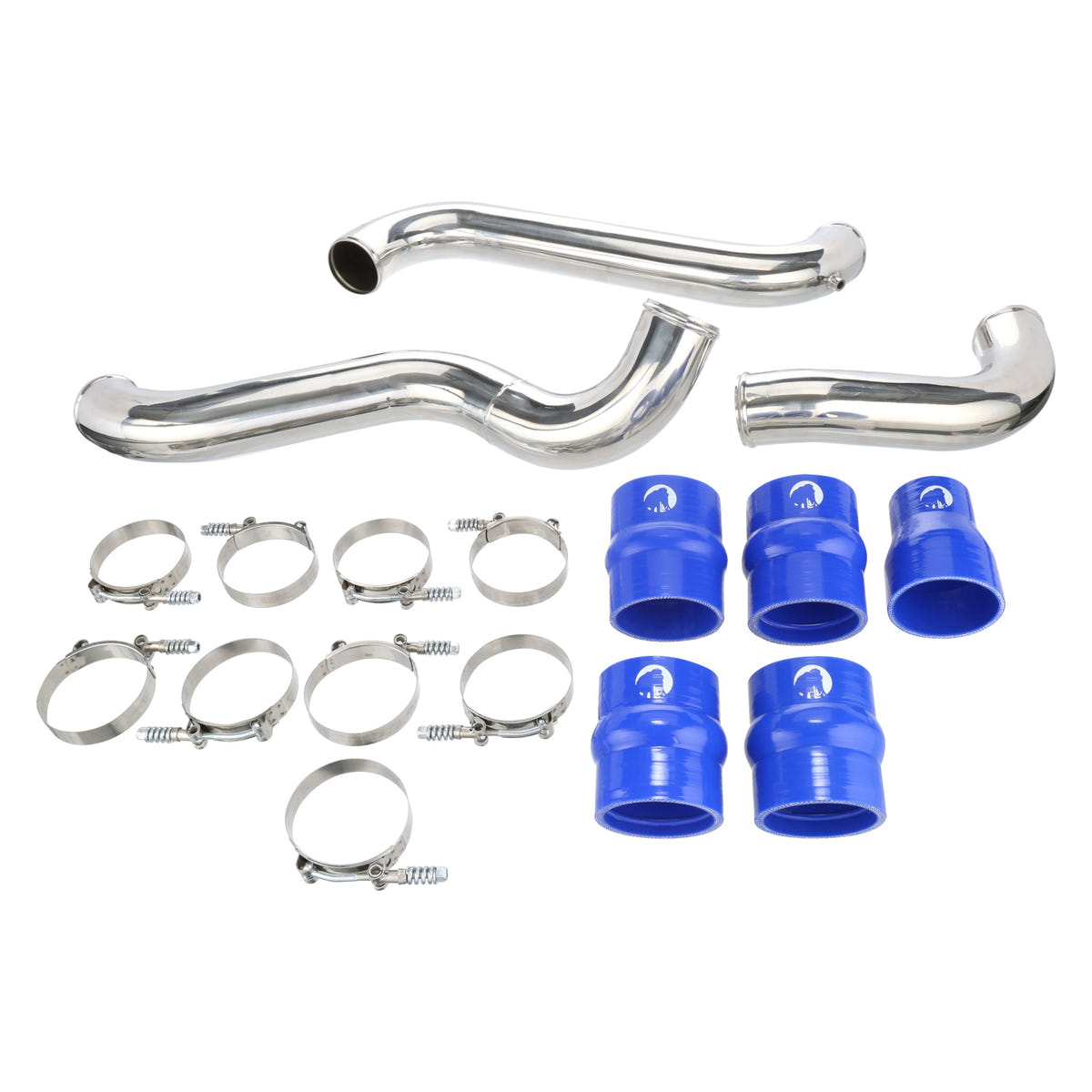 Mammoth Performance Intercooler Pipe and Silicone Boot Kit 11-16 GM 6.6 Duramax LML