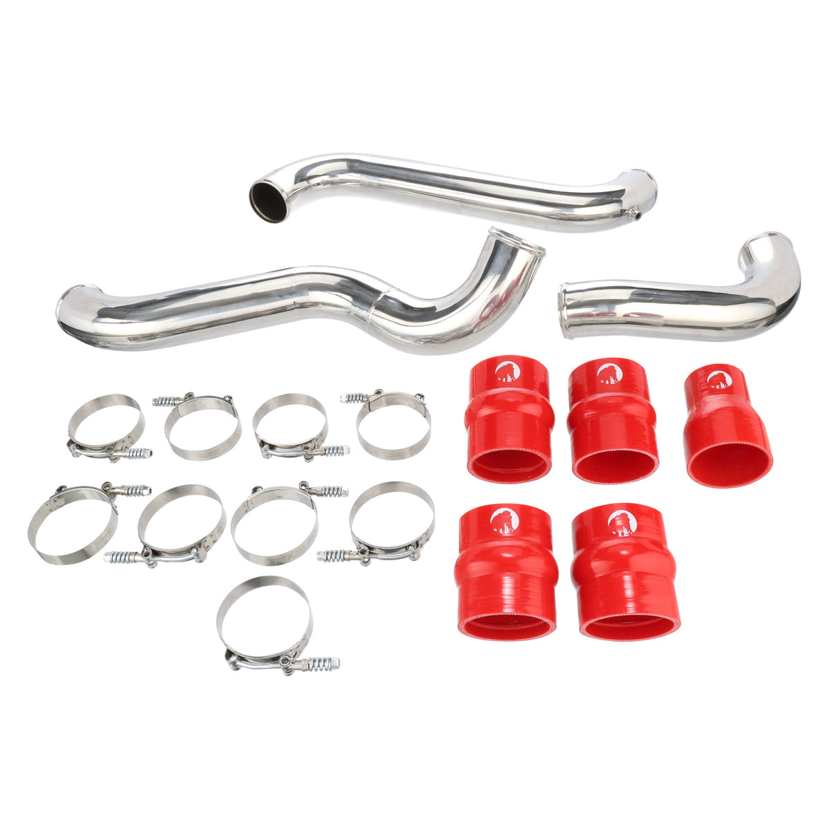 Mammoth Performance Intercooler Pipe and Silicone Boot Kit 11-16 GM 6.6 Duramax LML
