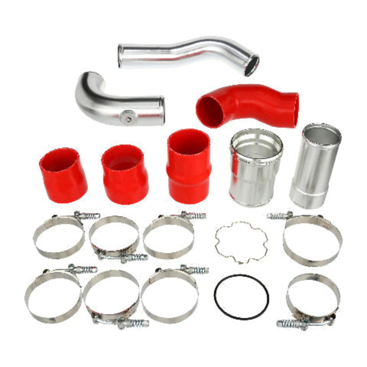 Mammoth Performance Intercooler Pipe and Silicone Boot Kit 11-16 Ford 6.7L Powerstroke