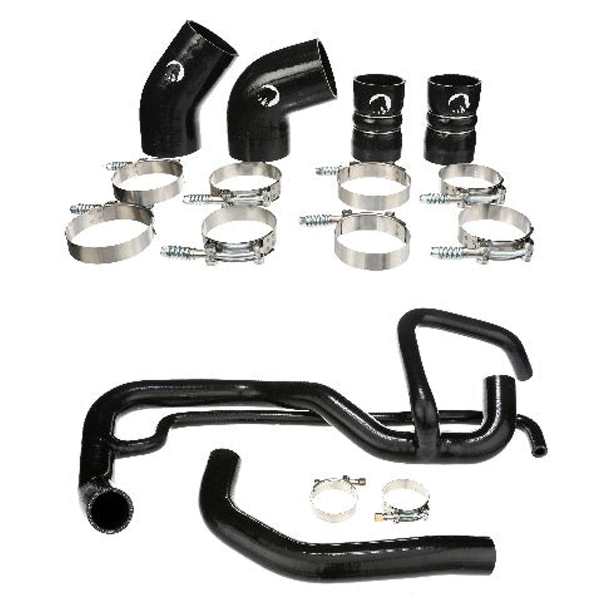 Silicone Intercooler Boot and Radiator Coolant Hose Kit For 04.5-05 Duramax 6.6 LLY