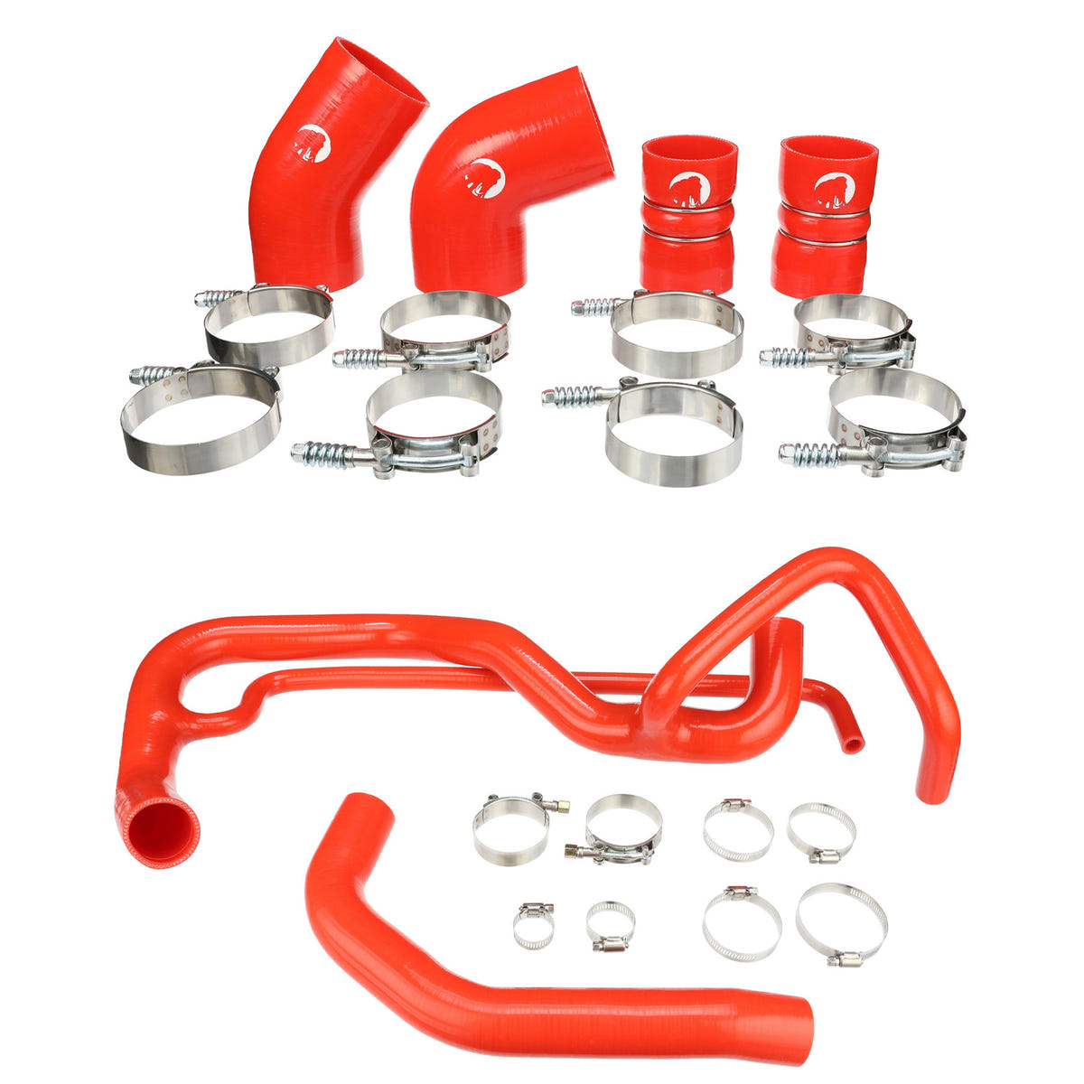 Silicone Intercooler Boot and Radiator Coolant Hose Kit For 04.5-05 Duramax 6.6 LLY