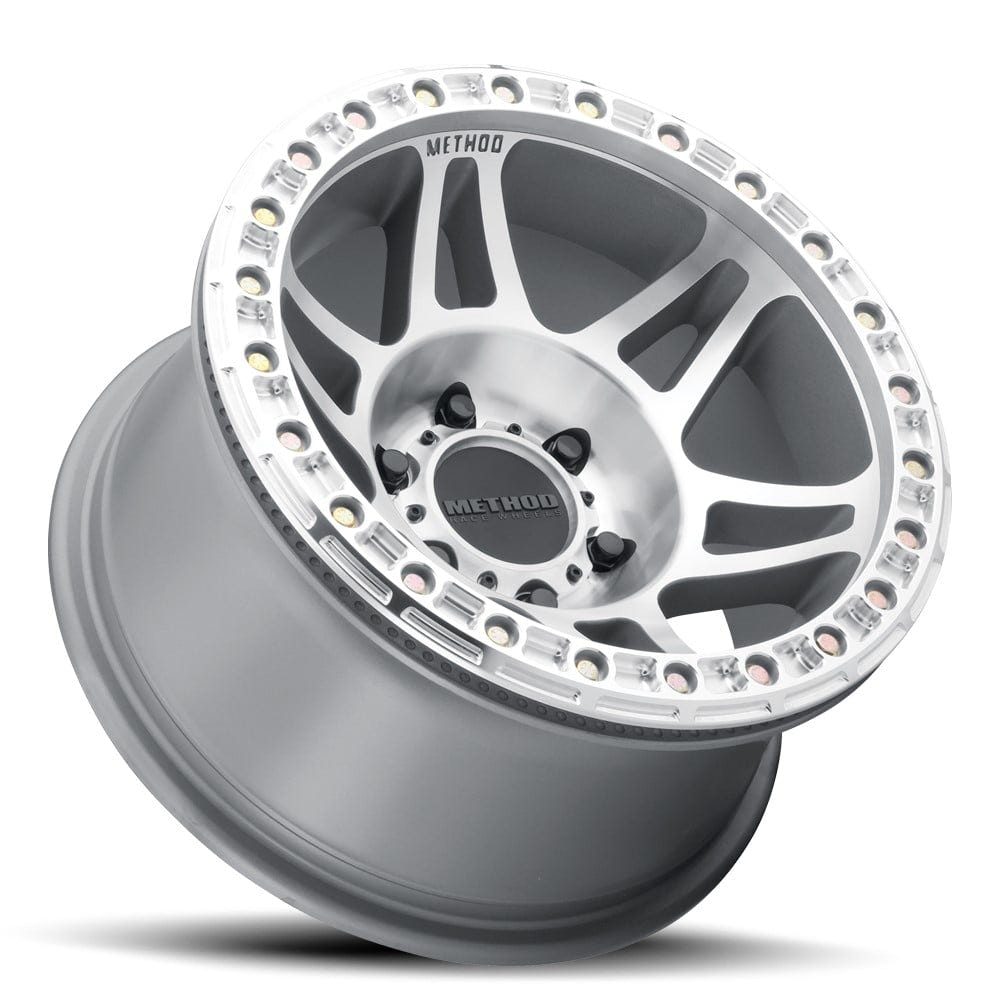 Method Race Wheels 106 17" Beadlock Wheel Matte Black Machined Bronze