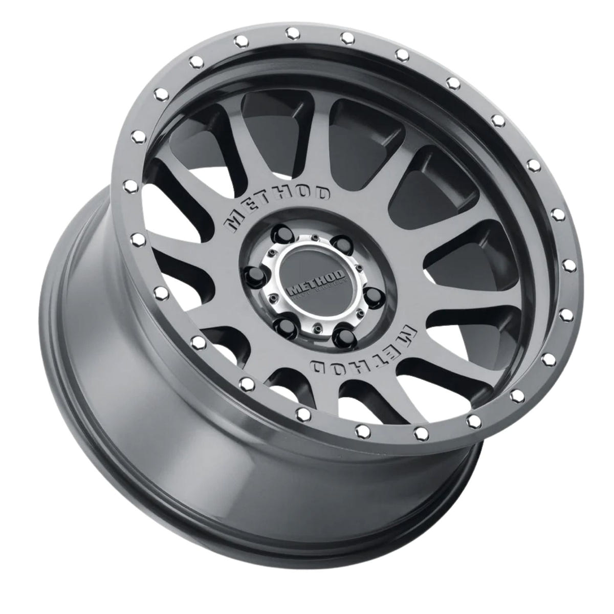 Method 605 NV 20-inch diesel truck wheel with beadlock-style lip