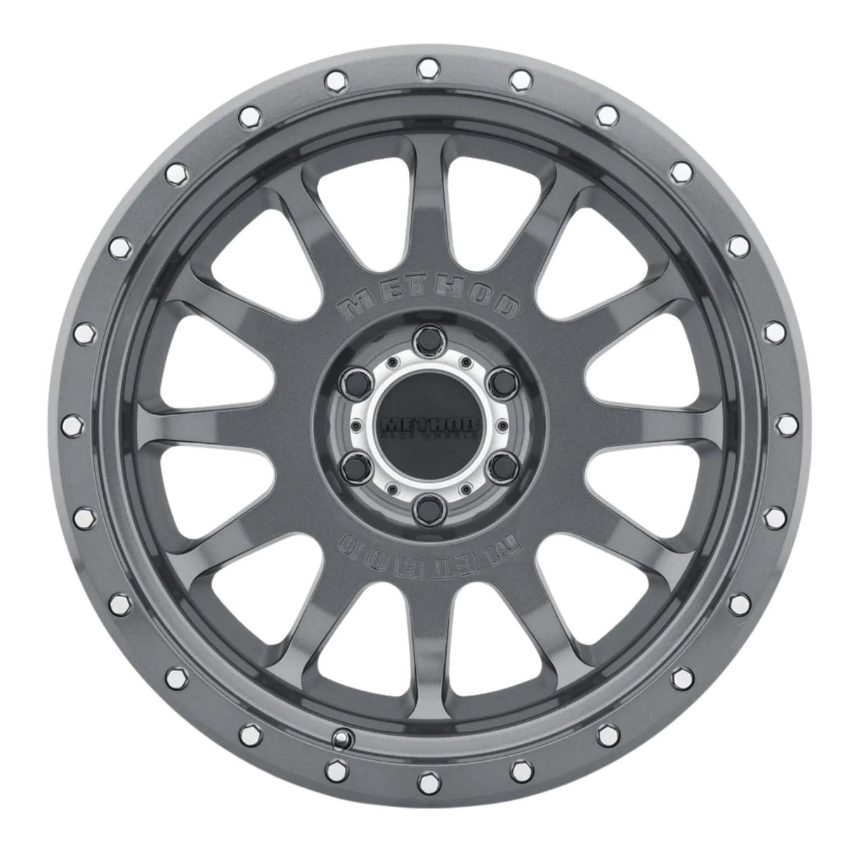 Method 605 NV heavy-duty diesel truck wheel with 12-window design