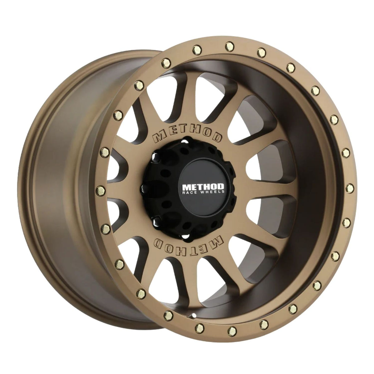 Method 605 NV heavy-duty truck wheel with 12-window face design