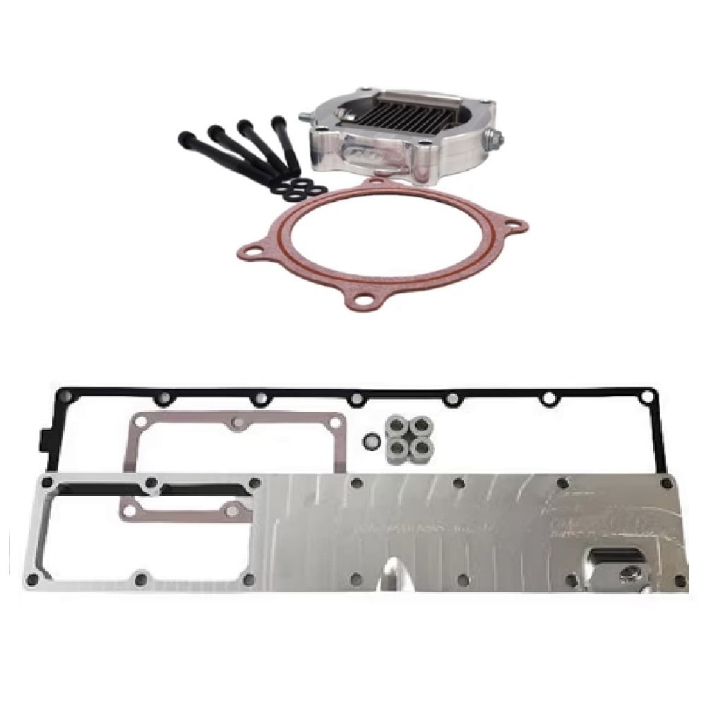 Glacier Diesel Power Mega-Flo Grid Heater &amp; Air-Boss Plenum Package for 13-23 Ram 6.7L Cummins
