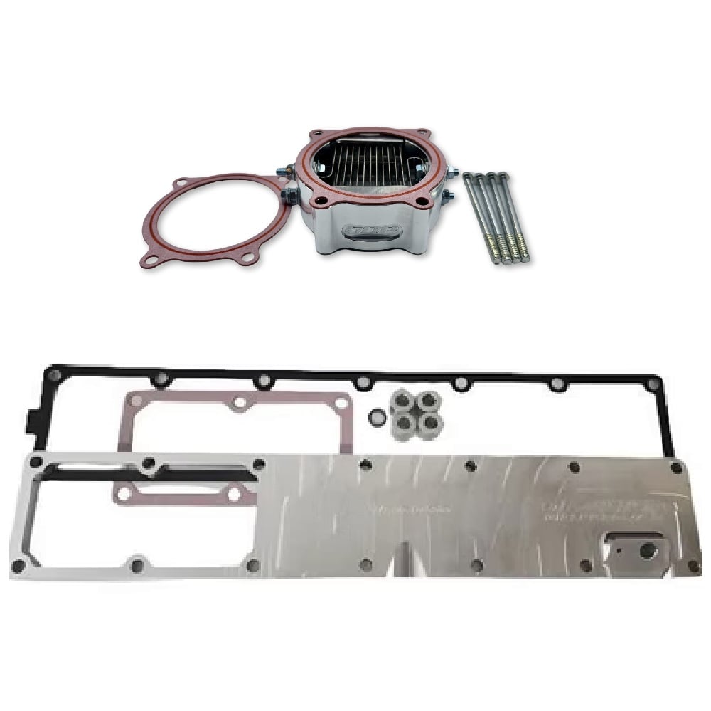 Glacier Diesel Power Mega-Flo Grid Heater &amp; Air-Boss Plenum for 07.5-23 Ram 6.7L Cummins Cab &amp; Chassis
