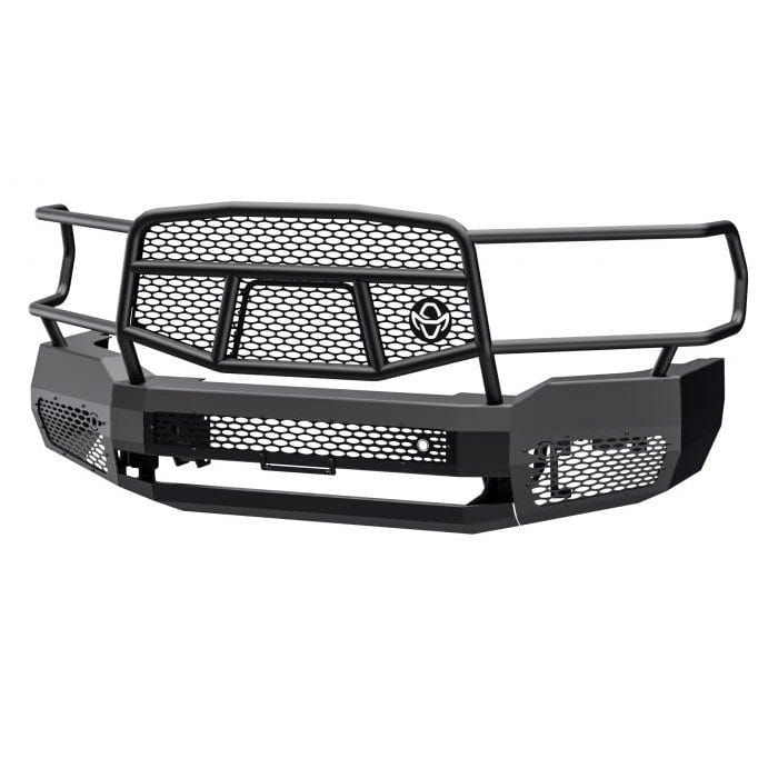 Ranch Hand Midnight Front Bumper With Grille Guard for 10-23 Ram 6.7L Cummins 2500 and 3500