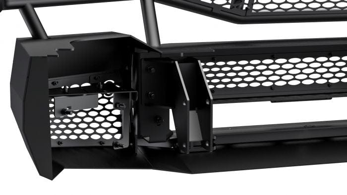 Ranch Hand Midnight Front Bumper With Grille Guard for 10-23 Ram 6.7L Cummins 2500 and 3500