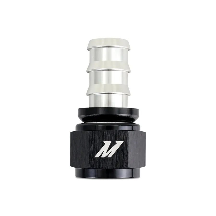 Mishimoto Choose Your Own Push-Lock AN Fittings -4 and -6 and -8 and -10 and -12 Straight and 45° and 90° and 120° and 180°
