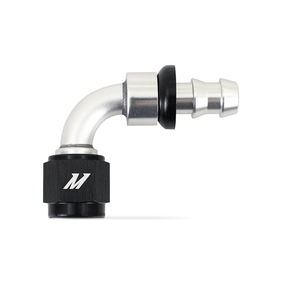 Mishimoto Choose Your Own Push-Lock AN Fittings -4 and -6 and -8 and -10 and -12 Straight and 45° and 90° and 120° and 180°