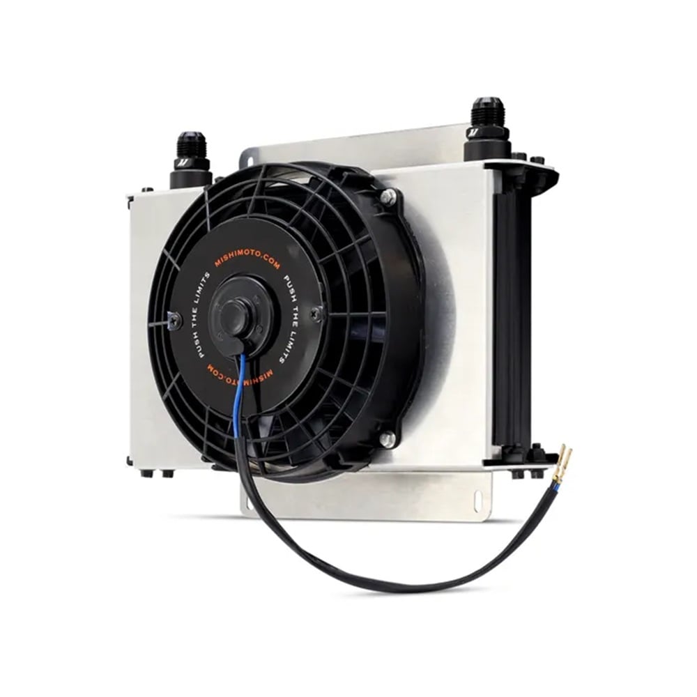 Mishimoto Heavy Duty Universal Oil Cooler With 8" Electric Fan