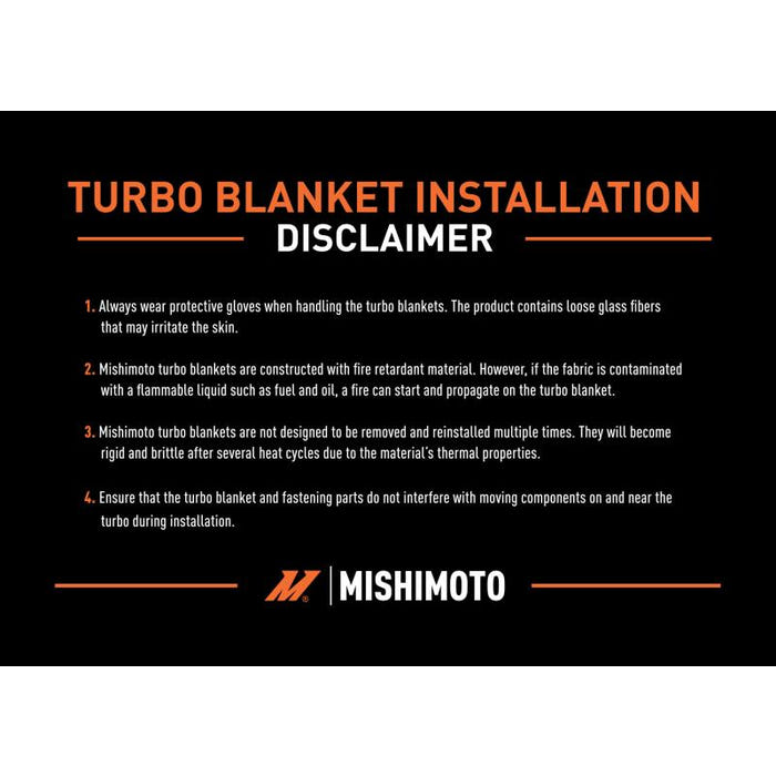 Mishimoto direct fit turbo blanket Cummins 5.9L stock turbo engine bay heat protection