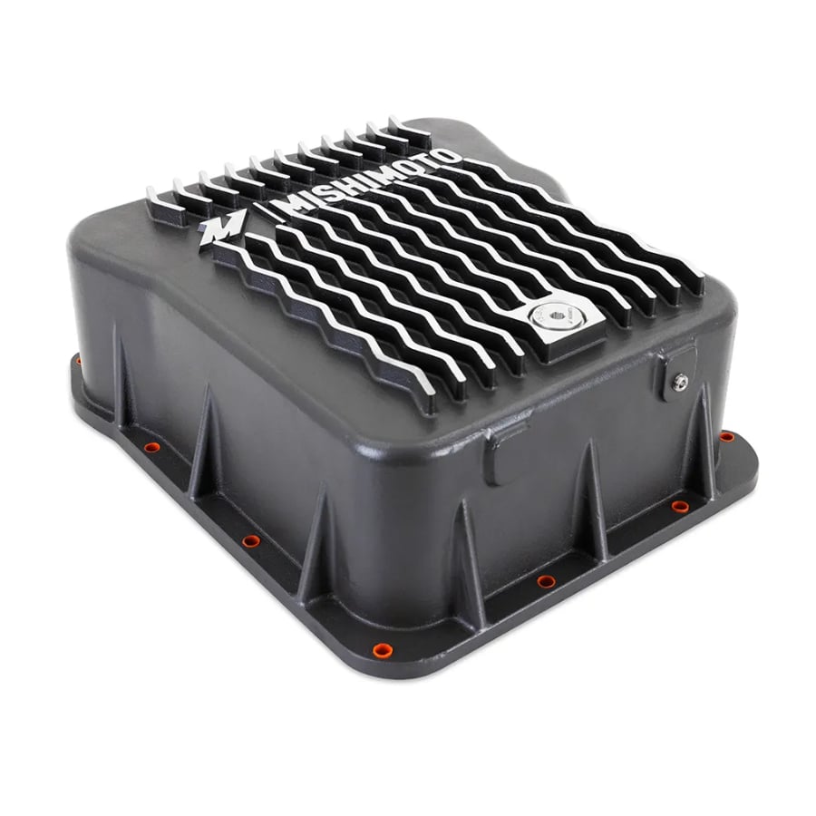 Mishimoto Deep Aluminum Transmission Pan for 01-19 GM 6.6L Duramax Allison A1000