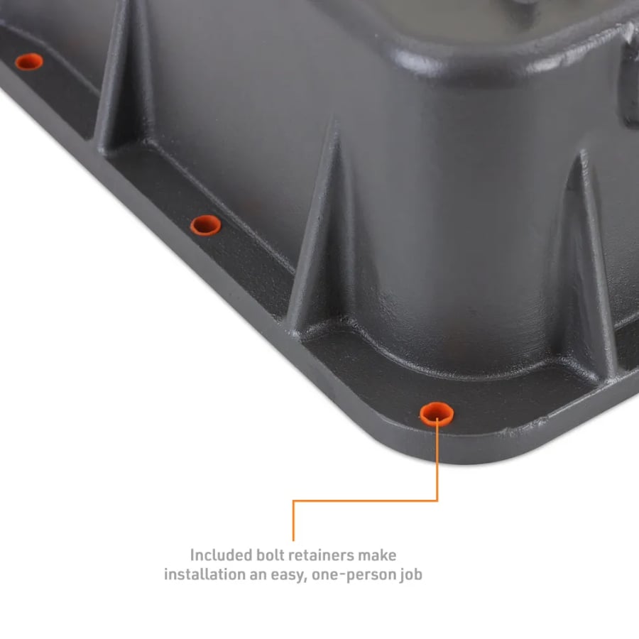 Mishimoto Deep Aluminum Transmission Pan for 01-19 GM 6.6L Duramax Allison A1000