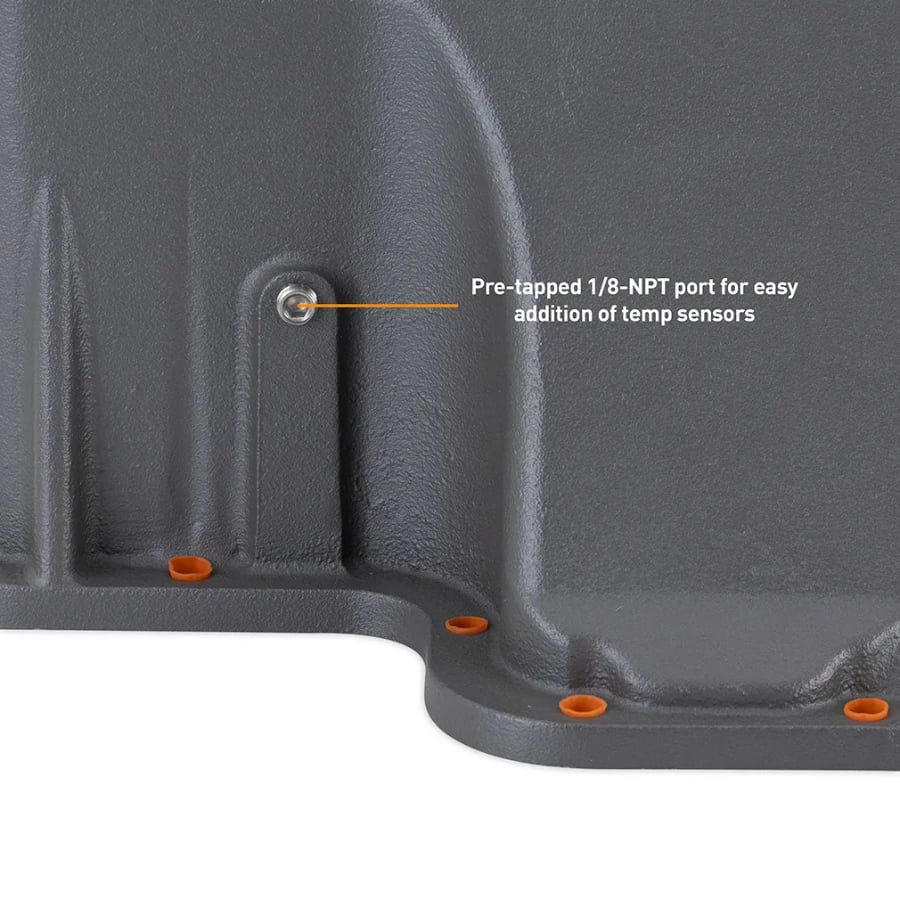 Mishimoto Deep Aluminum Transmission Pan for 89-10 Ford 7.3L and 6.0L and 6.4L Powerstroke E4OD and 4R100 and 5R110