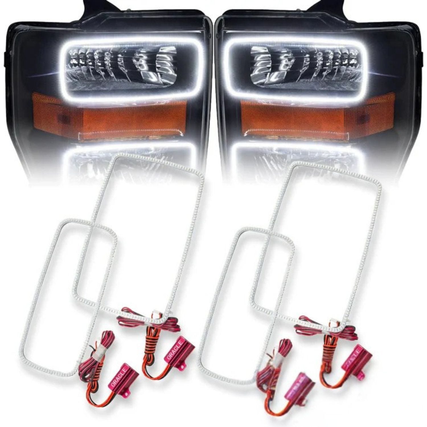Oracle Lighting LED Headlight Halo Kit 08-10 Ford F-250/F-350 Super Duty