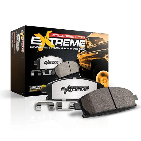 PowerStop Z36 Truck &amp; Tow Brake Pads With Hardware for 19-22 Ram 6.7L Cummins