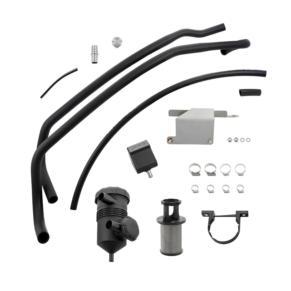 PPE Crankcase Ventilation Oil and Water Separator Catch Can Kit for 20-25 GM 1500 3.0L Duramax