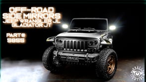 Jeep Wrangler JL Gladiator JT ORACLE 5855-001 LED mirrors installation guide video