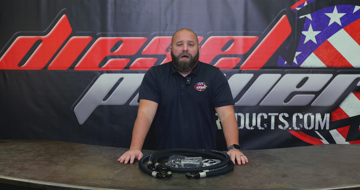 Fleece Allison Transmission Cooler Lines for 01-10 GM 6.6L Duramax LB7 and LLY