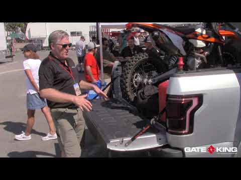 Gate King at the 2019 Sand Sports Super Show showing Tailgate Adjuster