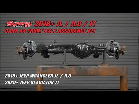 Synergy Dana 44 Front Axle Assurance Kit 2018-2023 Jeep Wrangler JL/Gladiator JT