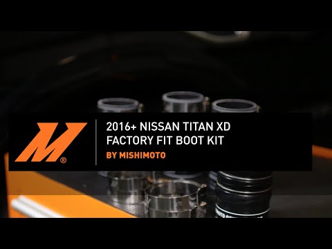 Mishimoto Nissan Titan XD 5.0L Cummins boot kit 2016-2019 T-bolt clamps installation kit