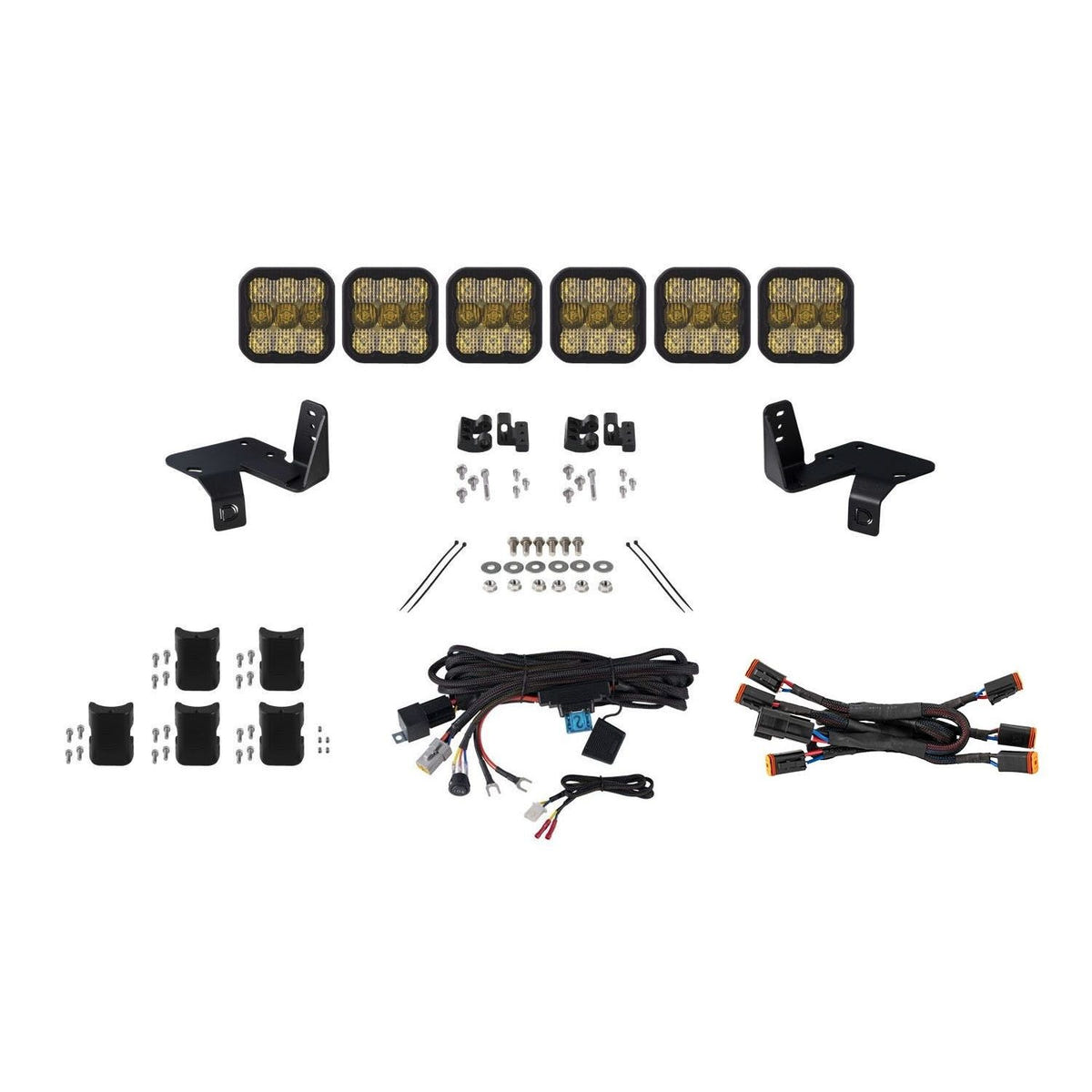 Six pod CrossLink lightbar for 2020-2022 Super Duty trucks