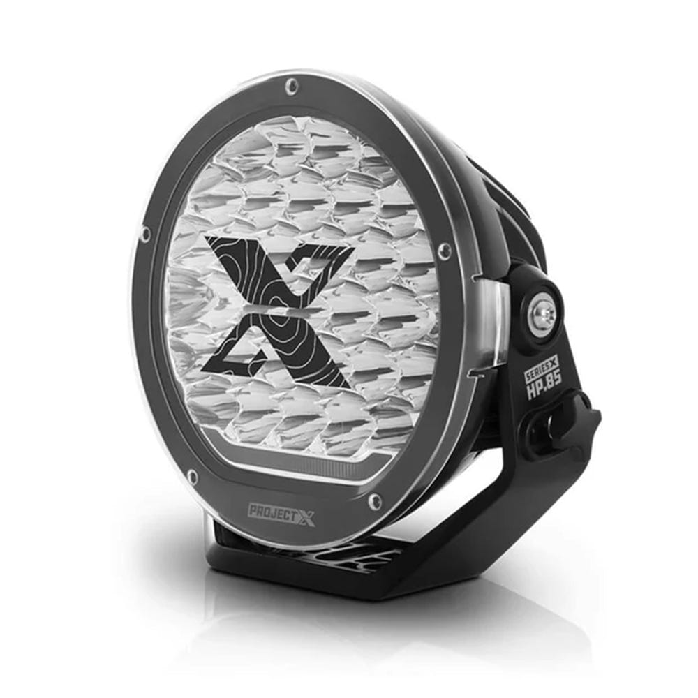 PROJECT X Offroad Series X High Power LED Single Auxiliary Light HP.70 On Truck Lifestyle
