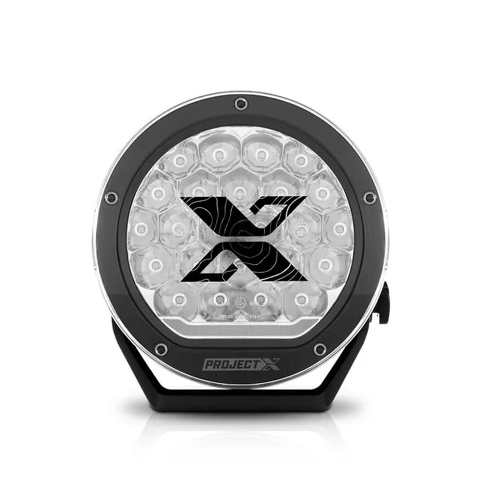 PROJECT X Offroad Series X High Power LED Single Auxiliary Light HP.70 Front