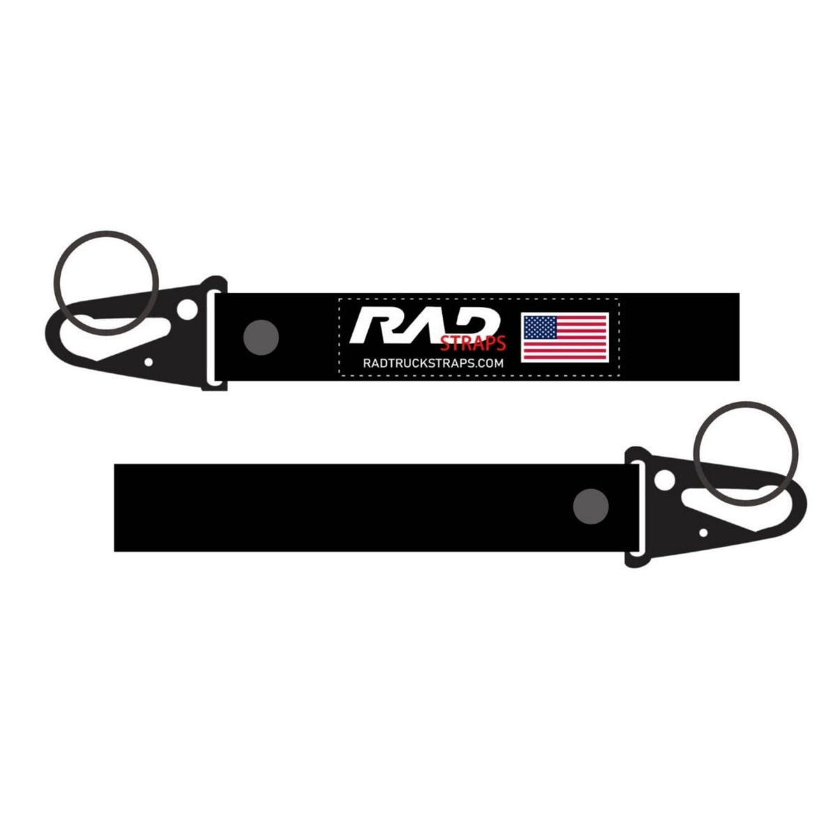 RAD Truck Straps Lanyard with Custom RAD Patch for Keys Badges and Everyday Carry