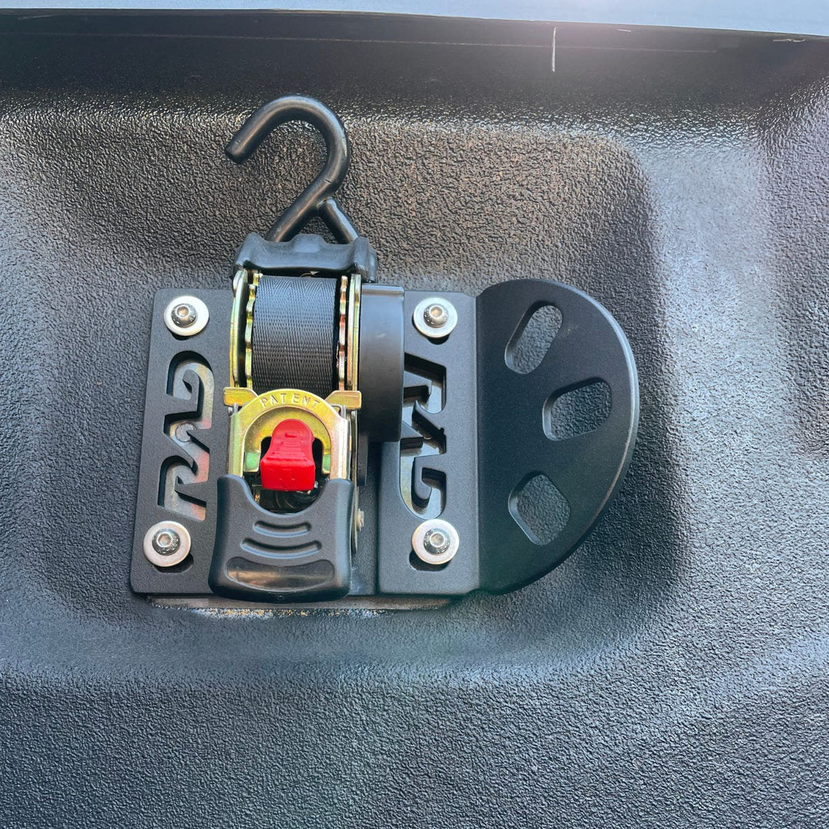 RAD Truck Straps Hook Plate with 10mm Hardware for Ford BoxLink Cargo Management System