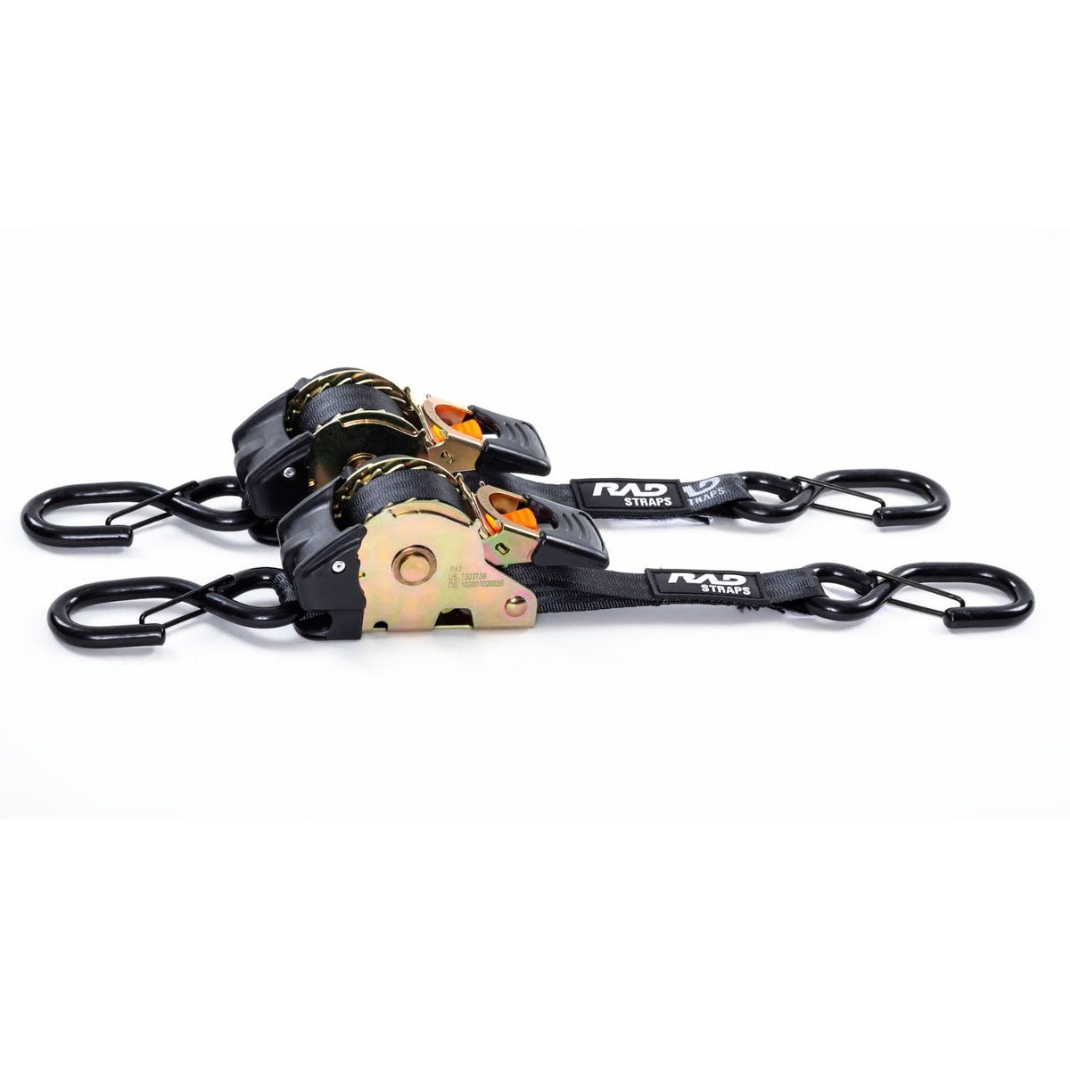 RAD Truck Straps No Mount Straps featuring DOT-certified retractable tie-downs with double hooks