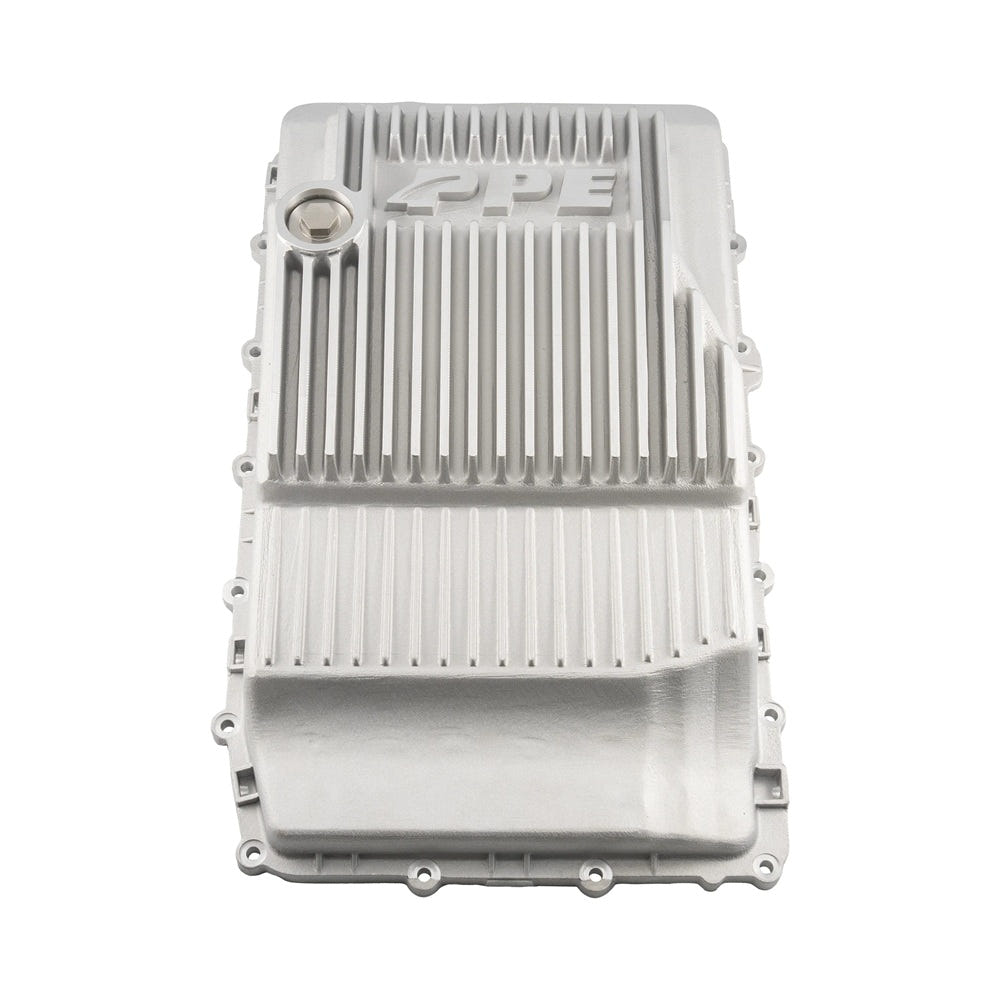 PPE Heavy-Duty Cast Aluminum Transmission Pan for 18-21 Ford F-150 3.0L Powerstroke - 10R60 and 10R80 and 10R100 Deep